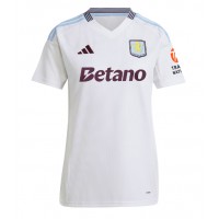 Maglia Calcio Aston Villa Amadou Onana #24 Seconda Divisa Donna 2024-25 Manica Corta